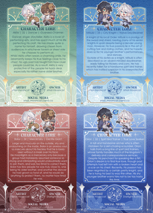 Akito, Mitsuki, Balor & Orion card back