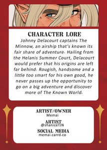 Captain Delacourt card back