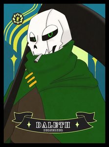 Moon and Daleth card back