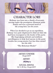 Bethany card back