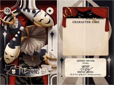 "The Sun" & "The Twins" card back