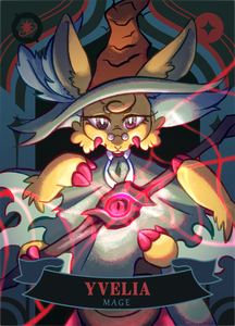 Yvelia | "Candle" card front