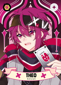Theo card front
