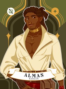 Almas Alnajmar card front