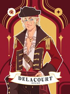 Captain Delacourt card front