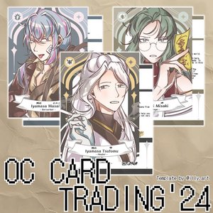 Masahiko, Misaki and Tsutomu card front