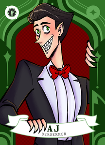 AJ card front