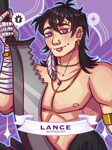 Lance card front