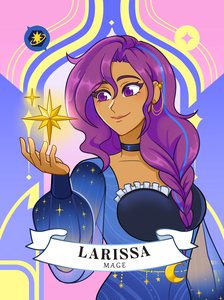 Larissa card front