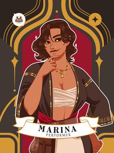 Marina Corvus card front