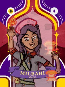 Milbahi card front