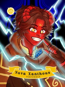 Nova Xanthous/Starlight card front
