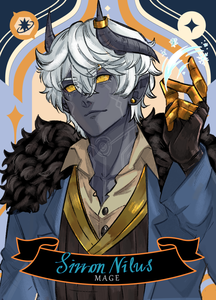 Sirron & Caius card front