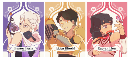Hunter, Aiden & Rae card front