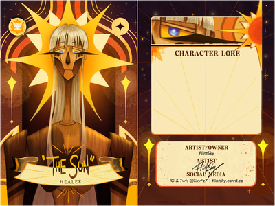 "The Sun" & "The Twins" card front